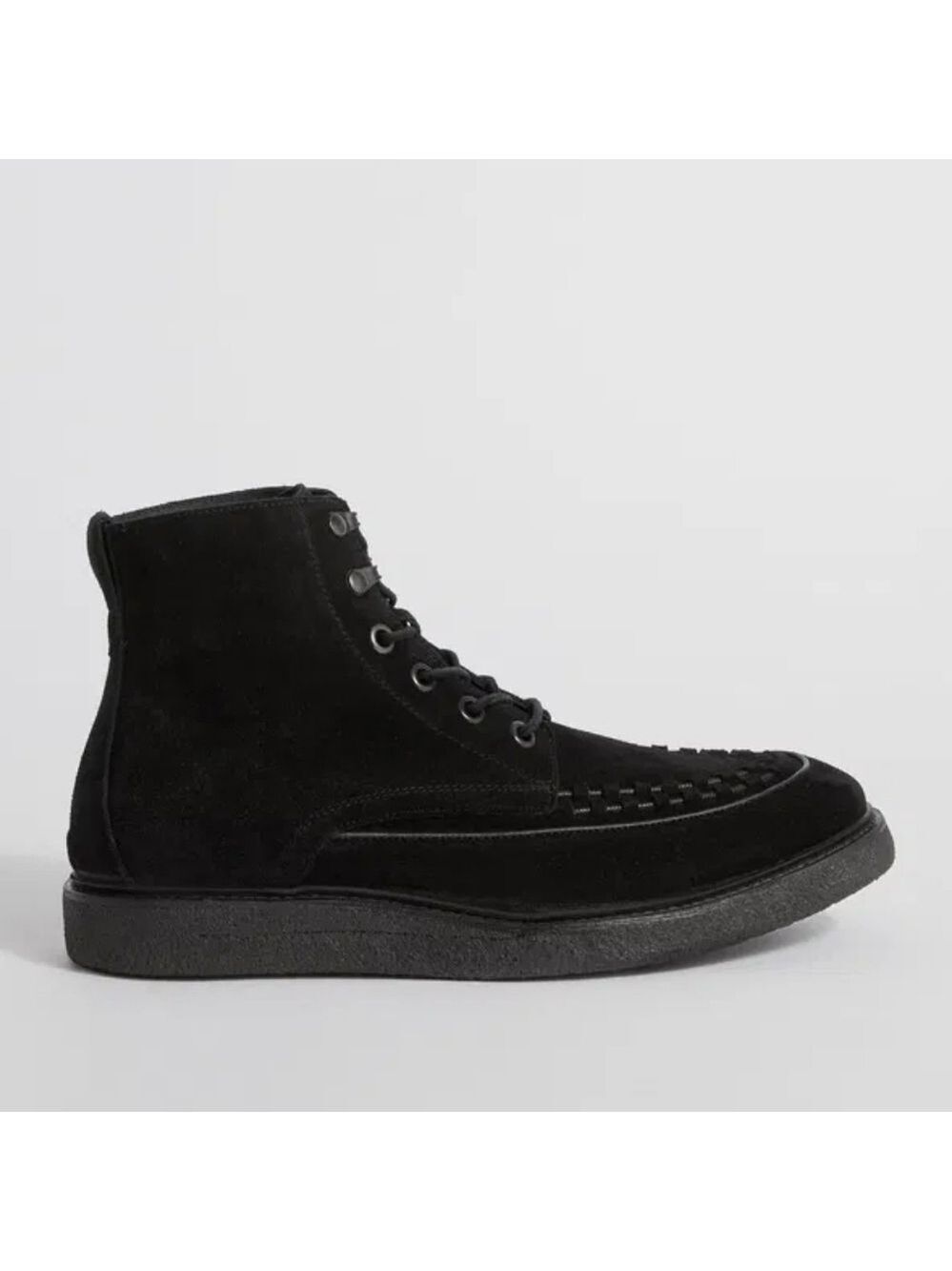 ALLSAINTS Men’s High Chukka Leather Suede Boots Black EU 42 US 9 in EUC